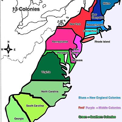 Timeline: Founding of the 13 Colonies