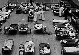 Gripe española (1918-1919): 40-50 millones de muertes