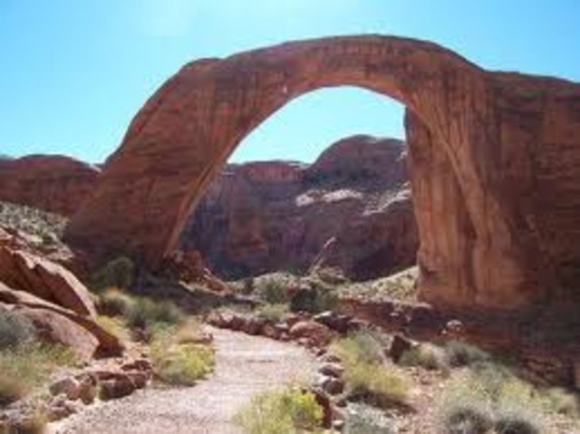 Rainbow Bridge is declared largest know natural monument