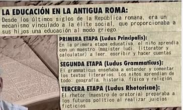 Educación en Roma
