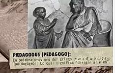Origen de la palabra Paedagogus