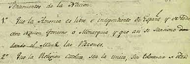 SENTIMIENTOS DE LA NACIÓN