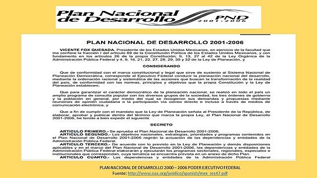 Vicente Fox Quesada (2001-2006)