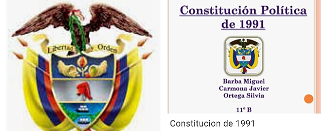Constitución Politica de Colombia de 1991.