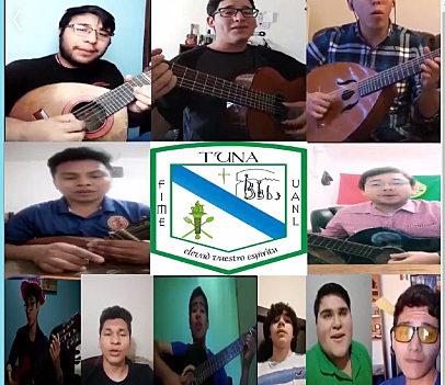 La Tuna canta una canción virtualmente