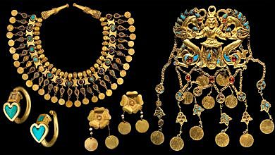 Persian jewels sparkled in Mauryan settings