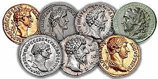 Roman coins mingled in Indian treasuries