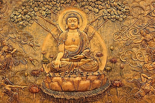 Religious thought spread from India to Southeast Asia