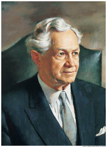 (mormon) president David O' Mckay died