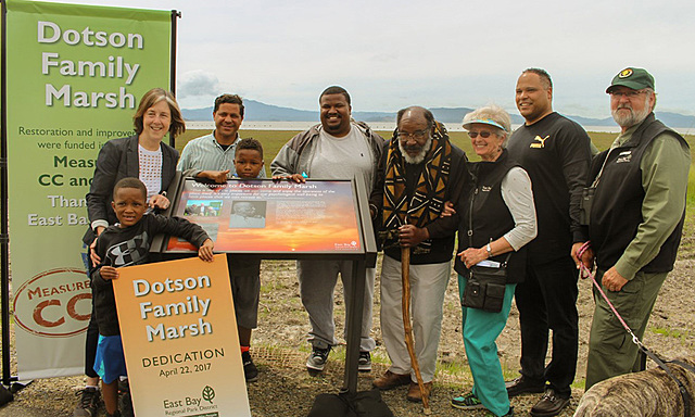 Breuner Marsh is renamed to Dotson Family Marsh.