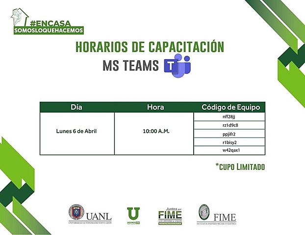 Arrancan capacitaciones adicionales de MS Teams para alumnos