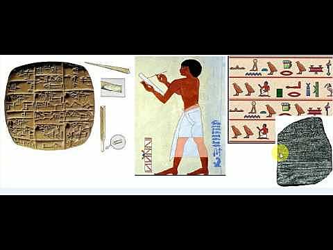 Escritura Cuneiforme y Jeroglíficos