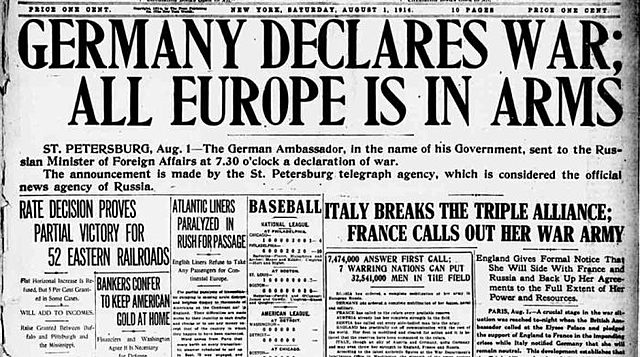 German Declaration of War on France