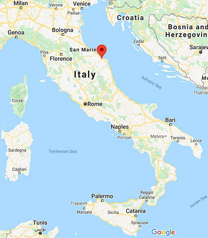 Born in Chiaravalle, Province of Ancona, Italy