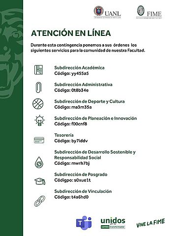 Atención en Línea a través de MS Teams