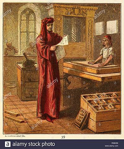 The first English printing press