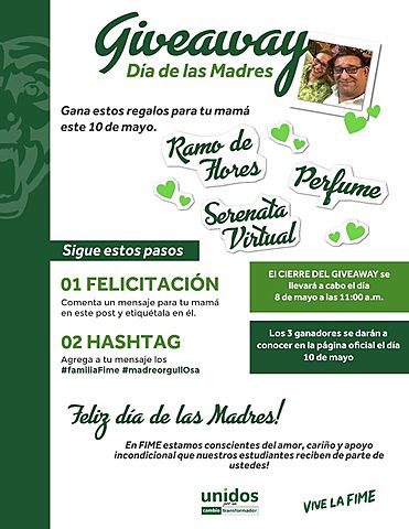 Giveaway del día de las Madres