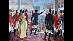 Declara la independencia del Perú