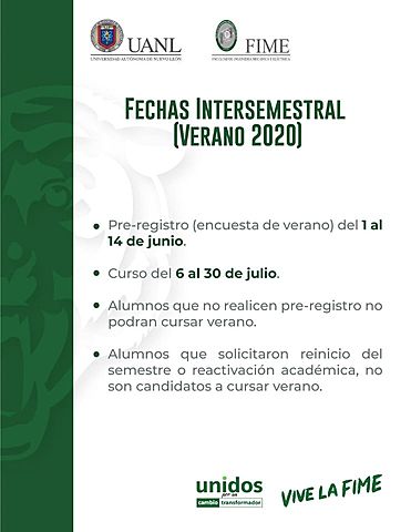 Se anuncia preregistro para tomar clases inter semestrales (Verano) a distancia