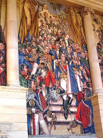 Mural Salón Elíptico del Congreso de Colombia