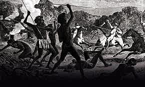 The open resistance of the aborigines