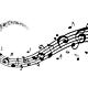 Modern music notes vector pack