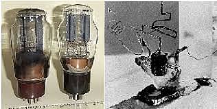 El amplificador de estado sólido : el transistor de puntas de contacto.