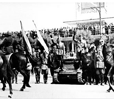 Departure from Spain