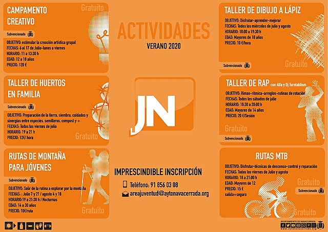 Actividades de verano > Juventud