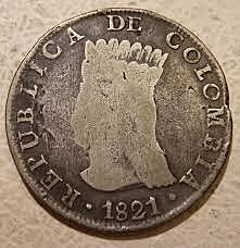 primeras monedas Colombianas