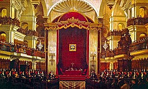 El congreso peruano reconoce a la nueva República  de Bolivia.