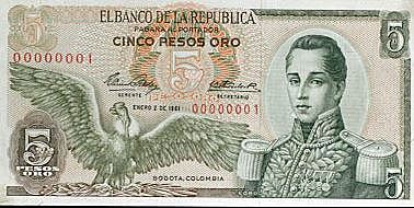 5 Pesos Oro