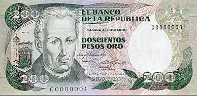 200 Pesos oro