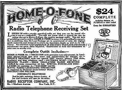 Incursión de Aparatos receptores de Radio.