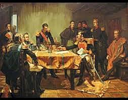 Chile y las Provincias Unidas firman un tratado para poner fin a la dominación española en el Perú