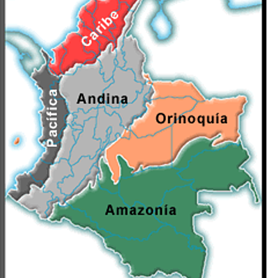 Timeline: REGIONES DE COLOMBIA