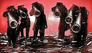 Reunión de un grupo de civiles en una casa de la localidad Florida