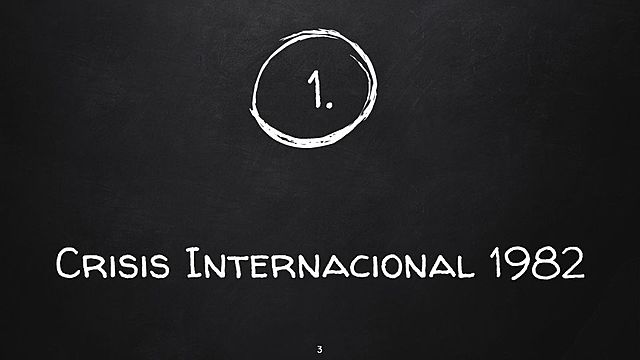 1982 Proceso de ajuste iniciado