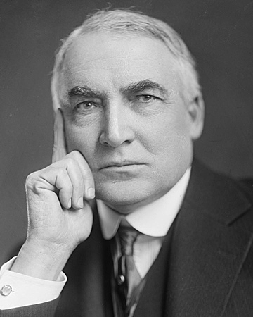 Warren G. Harding elected