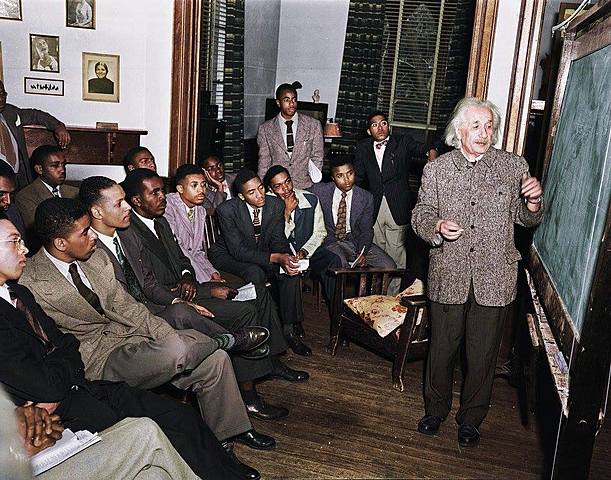 einstein contra el racismo en E.E.U.U