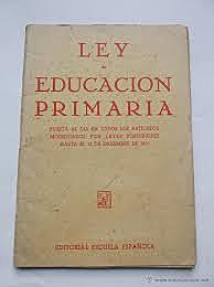 La Ley de Educación Primaria