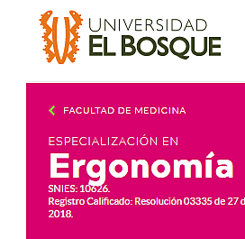 POSGRADO EN ERGONOMIA