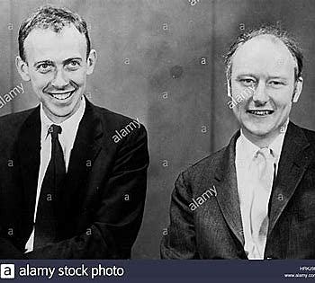 James D Watson & Francis Crick