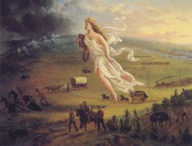 The term “manifest destiny” first used