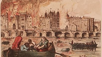 Gran peste de Londres:Escenas en Londres de la peste de 1665.