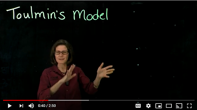 Toulmin Method Video Explantion