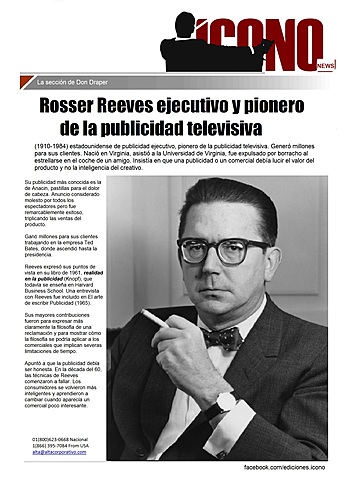 Roose Reeves desarrolló la idea de “Unique Selling Proposition (USP)