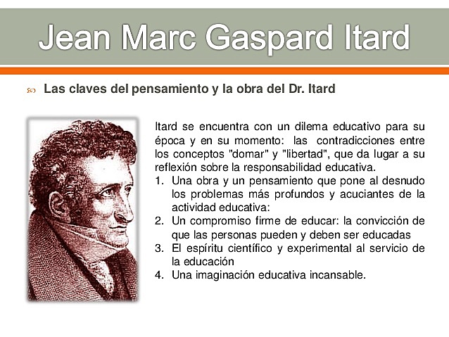 Jean Itard es nombrado profesor