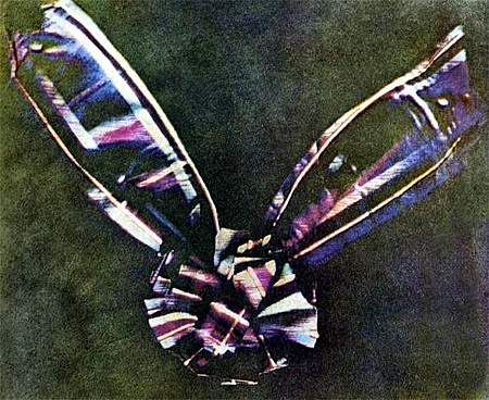 Listón de tela a cuadros