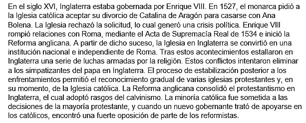 Fundación de la Iglesia Anglicana